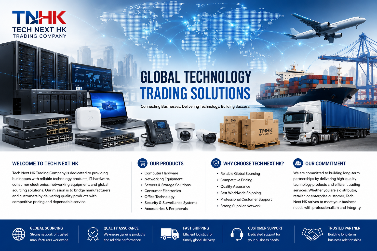 Smart Global Sourcing with Tech Next HK Trading Company
