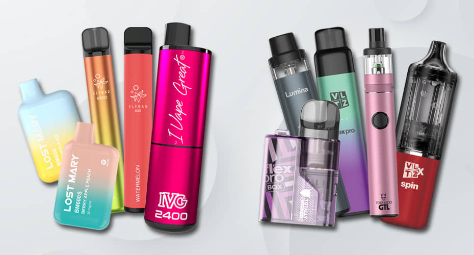 FLAVOUR WITH SINGLE USE VAPE KIT
